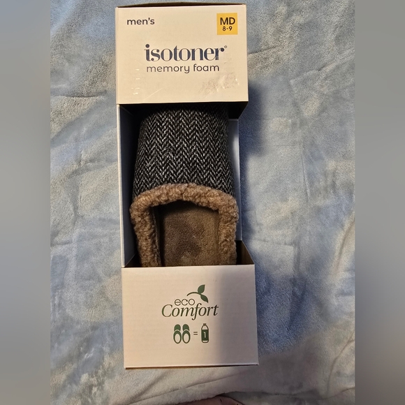 Slippers Men's NWT Isotoner - Picture 3 of 7